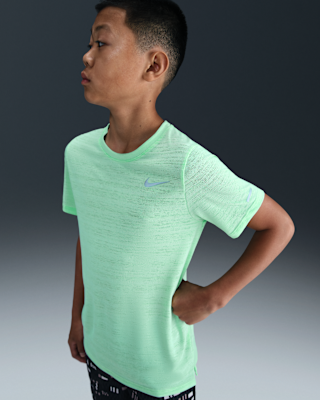 Детские  Nike Dri-FIT Miler Big Kids' (Boys') Training Top для тренировок
