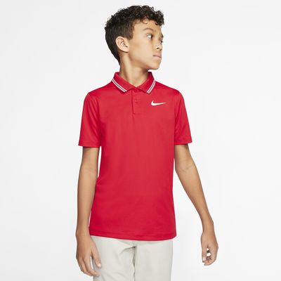 polo nike bambino rosso