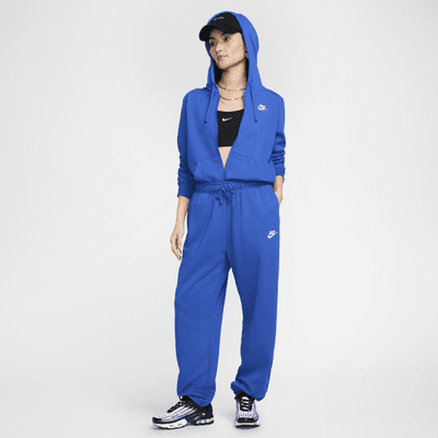 Pants de entrenamiento oversized de tiro medio para mujer Nike Sportswear Club Fleece