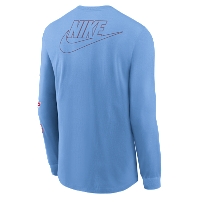 Philadelphia Phillies Cooperstown Knockout Men's Nike MLB Long-Sleeve T-Shirt