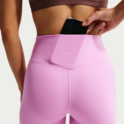 Leggings de tiro alto de largo completo sin costura delantera para mujer Nike Zenvy