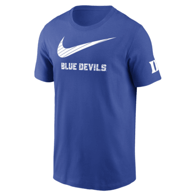 Playera universitaria Nike para hombre Duke Blue Devils Campus Mascot