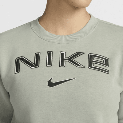 Sudadera de cuello redondo con loogotipo para mujer Nike Sportswear Phoenix Fleece