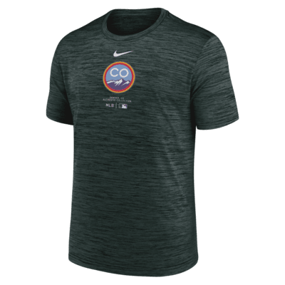 Colorado Rockies City Connect Practice Velocity Men's Nike Dri-FIT MLB T-Shirt