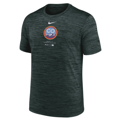 Мужская футболка Colorado Rockies City Connect Practice Velocity