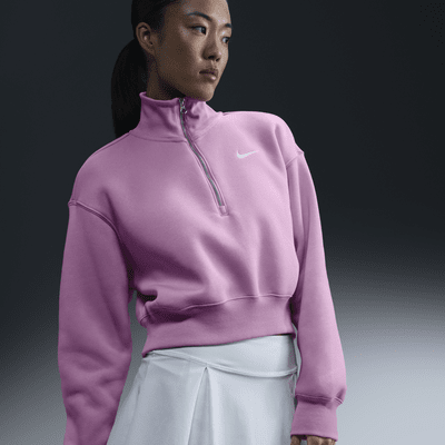 Nike Sportswear Phoenix Fleece Women's Oversized 1/2-Zip Crop Sweatshirt