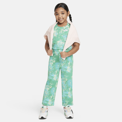 Jumpsuit estampado para niños talla pequeña Nike Club