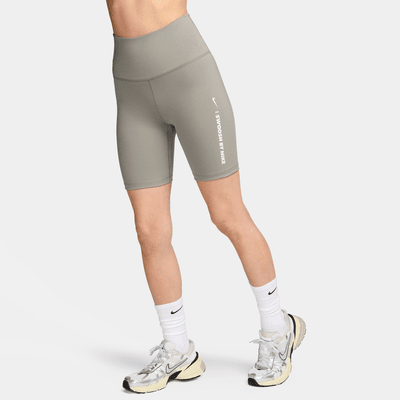 Cykelshorts Nike One med hög midja 18 cm för kvinnor