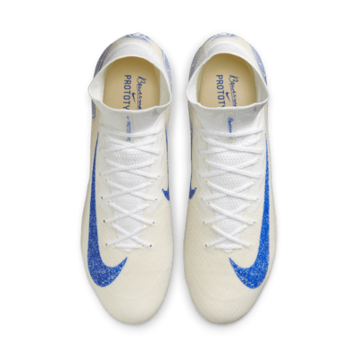 รองเท้าสตั๊ดฟุตบอลหุ้มข้อสูง FG Nike Mercurial Superfly 10 Elite Blueprint