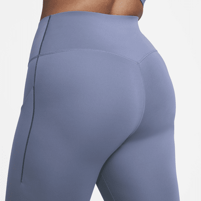 Leggings de 7/8 de tiro alto y sujeción media con bolsillos para mujer Nike Universa