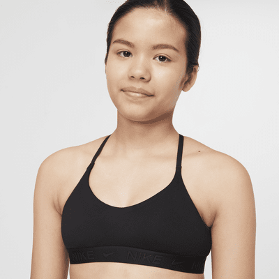 Brassière de sport Nike Indy pour fille