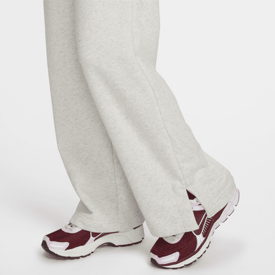 Nike Sportswear Women's High-Waisted Wide-Leg Fleece Trousers. Nike MY
