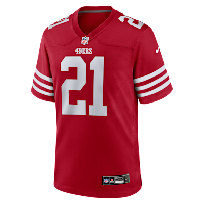 Deion Sanders San Francisco 49ers Retired Men's Nike NFL Game Jersey