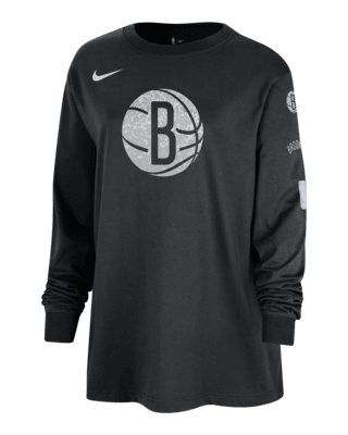 Женская футболка Brooklyn Nets Essential Nike NBA Long-Sleeve