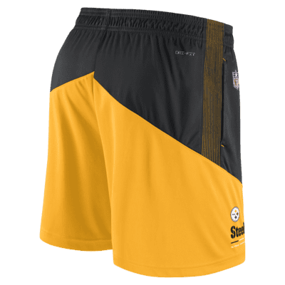 Nike Dri Fit Men's Pittsburgh Steelers Training Camp Gray Short