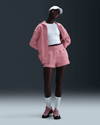 Женские шорты Nike Sportswear Phoenix Fleece High-Waisted Loose Shorts