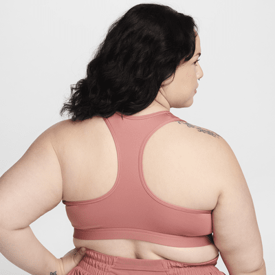 Brassière de sport rembourrée Nike Swoosh Medium Support pour femme (grande taille)