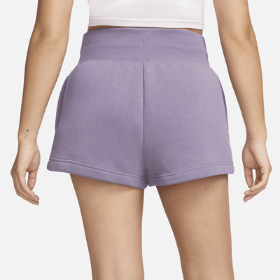 Shorts de ajuste holgado y tiro alto para mujer Nike Sportswear Phoenix Fleece