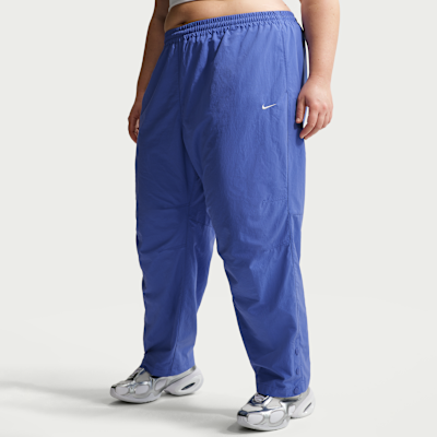 Pants de tejido Woven de tiro alto oversized para mujer Nike Sportswear (talla grande)