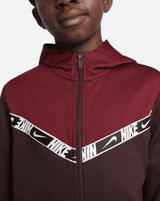 nike tape poly full zip hoodie mens