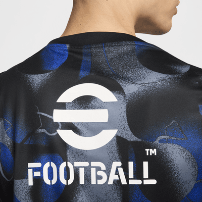 Inter Milan Academy Pro Nike Dri-FIT warming-upvoetbaltop met korte mouwen voor heren