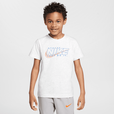 Playera Rush Nation para niños talla pequeña Nike