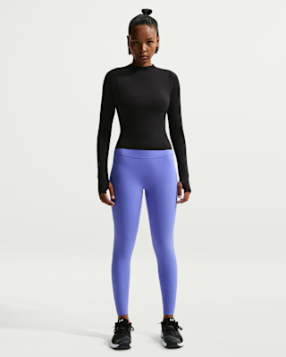 Женские тайтсы Nike Zenvy High-Waisted 7/8 Leggings with No Front Seam