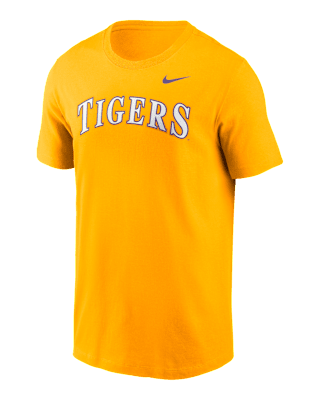 Мужская футболка LSU Tigers Baseball Wordmark Nike College