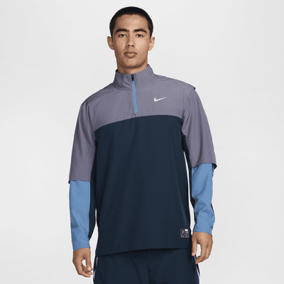 Nike Golf Club Dri-FIT 男款半長式拉鍊高爾夫外套