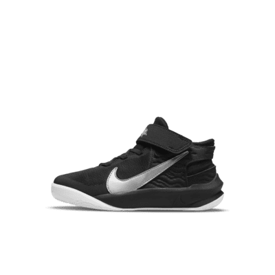 Nike Team Hustle D 10 FlyEase Younger Kids' Easy On/Off Shoes