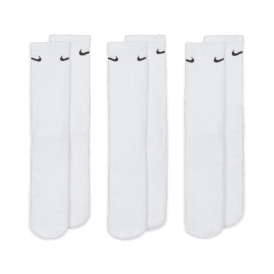 Nike Everyday Cushioned Calcetines largos de entrenamiento (3 pares)