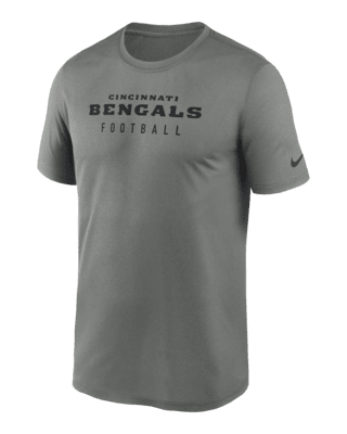 Cincinnati Bengals Nike Sideline Impact Legend Performance Long Sleeve T- Shirt - Black