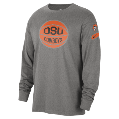 Oklahoma State Fast Break Men's Nike College Long-Sleeve T-Shirt