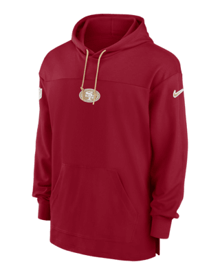 Мужские джерси San Francisco 49ers Sideline Jersey Nike Dri-FIT NFL Pullover Hoodie