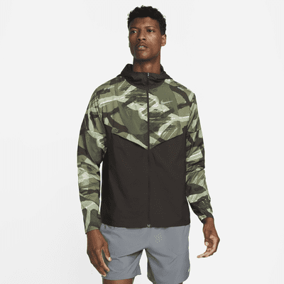 Nike Repel Windrunner Men's Camo Running Jacket.