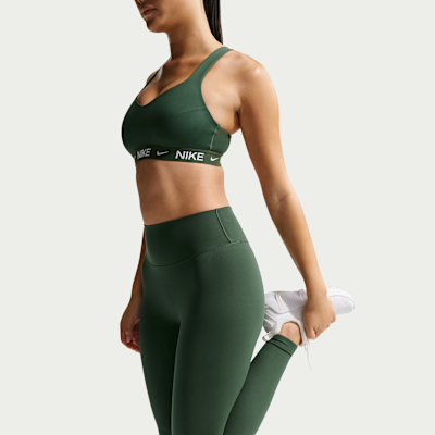 Nike Zenvy lange legging met hoge taille en zonder naad aan de voorkant voor dames