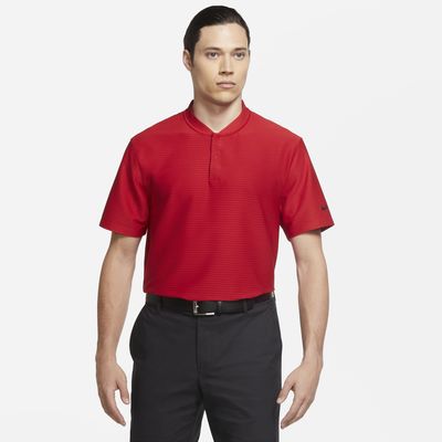 tiger woods red nike polo