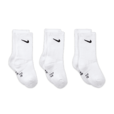 Nike Dri-FIT Little Kids' Crew Socks (3 Pairs)