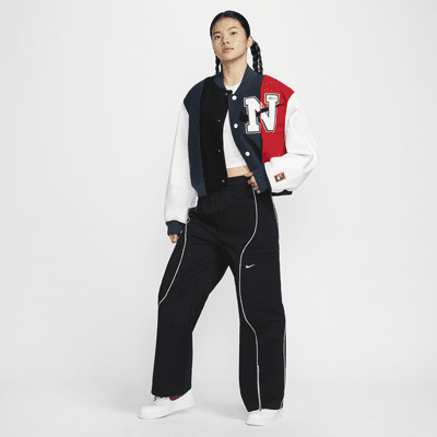 Nike Women by YOON Women's Oversized Varsity Jacket