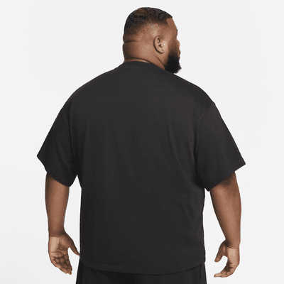 Camisola pesada de manga curta Nike Solo Swoosh para homem