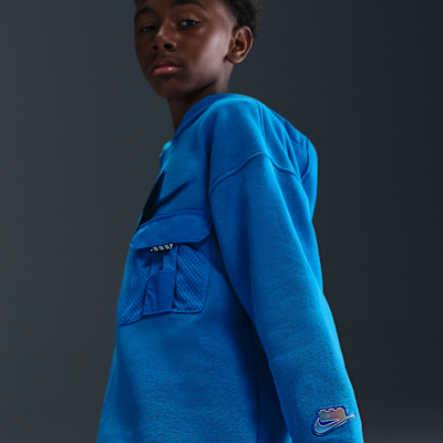 Huvtröja Nike x LEGO® Collection i oversize-modell för ungdom