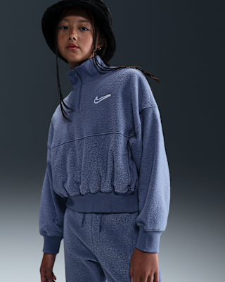 Детские  Nike Sportswear Big Kids' (Girls') Long-Sleeve Fleece Top