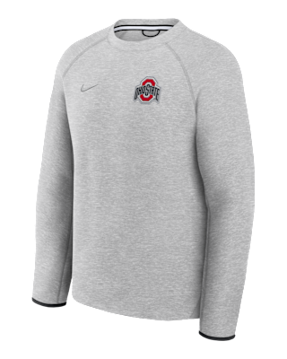 Мужские  Ohio State Tech Fleece Nike College Pullover Crew