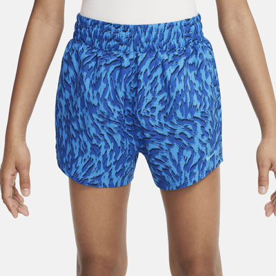 Nike One Big Kids' (Girls') Woven High-Waisted Shorts