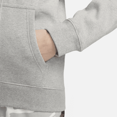 Felpa con cappuccio e zip a tutta lunghezza Nike Solo Swoosh – Uomo