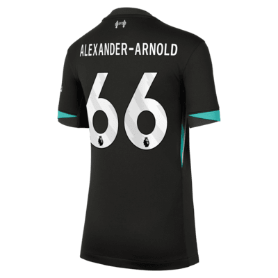 Trent Alexander-Arnold Liverpool 2024/25 Stadium Away Bid Kids' Nike Dri-FIT Soccer Jersey