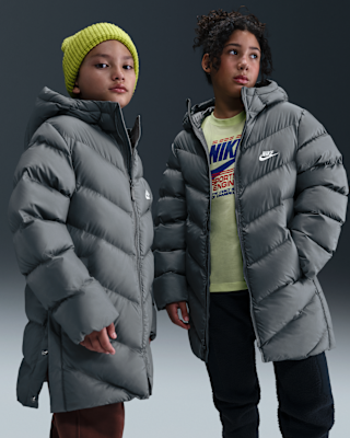 Детская куртка Nike Sportswear All Day Play Big Kids' Therma-FIT Loose-Fit Puffer