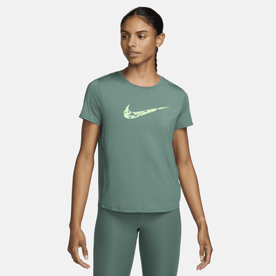 Haut de running à manches courtes Dri-FIT Nike One Swoosh pour femme