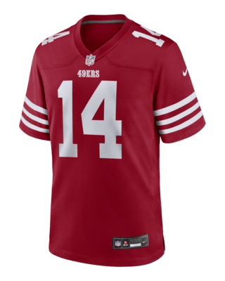 Мужские джерси Ricky Pearsall San Francisco 49ers Nike NFL Game Football Jersey для футбола