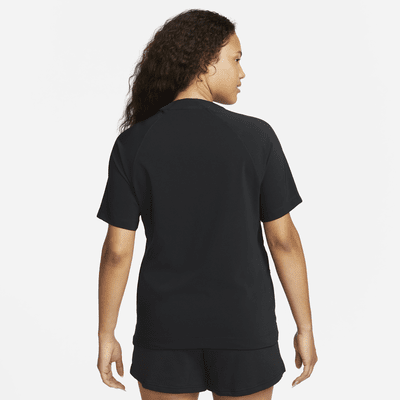 Playera rompevientos de softball de manga corta para mujer Nike